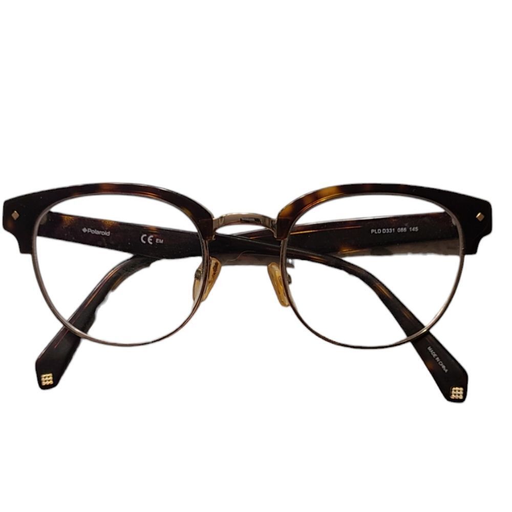 Polaroid Glasses Retro 50's Tortoiseshell Frame EUC
